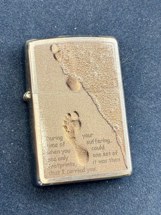 Footprint Zippo Lighter